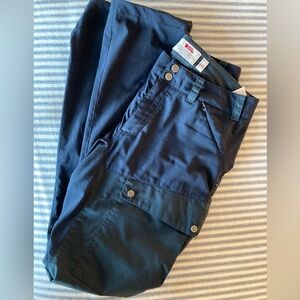 Fjallraven Abisko Midsummer hiking pants trousers in navy blue size EU 38 or 29”